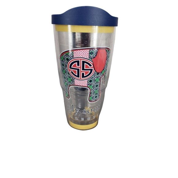 Tervis Simply Southern Elephant tumbler‎ 24oz with lid - Picture 1 of 14